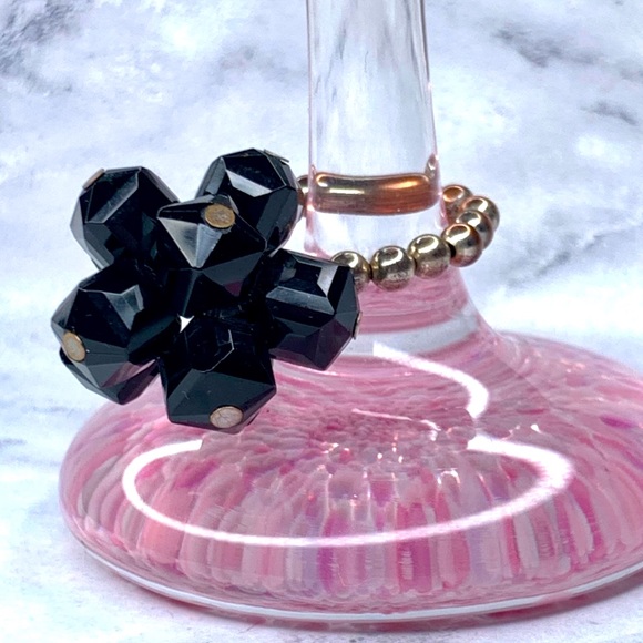 Tarina Tarantino Black Crystal Cluster Ring